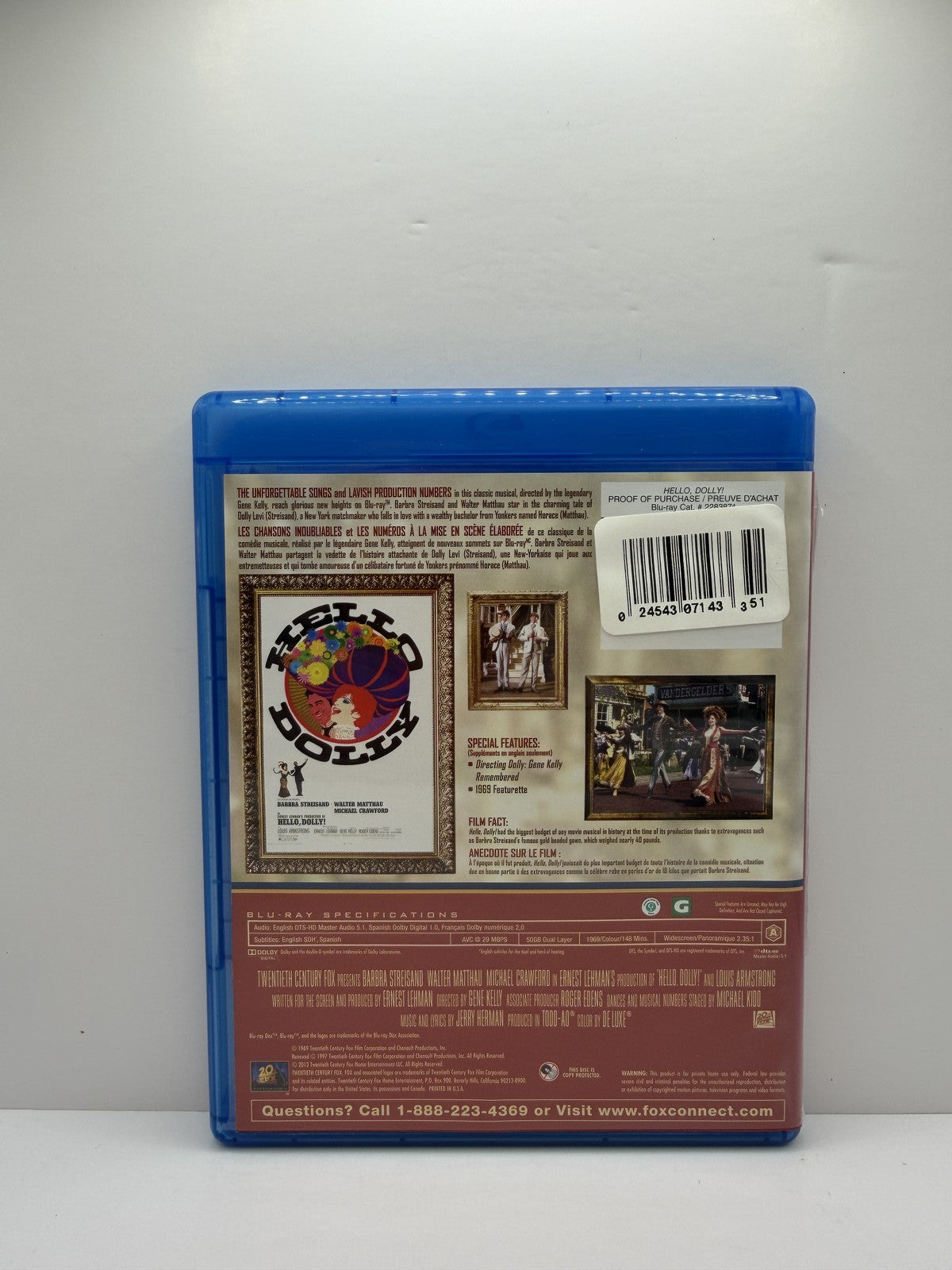 Hello, Dolly! (Blu-ray) Barbra Streisand Musical