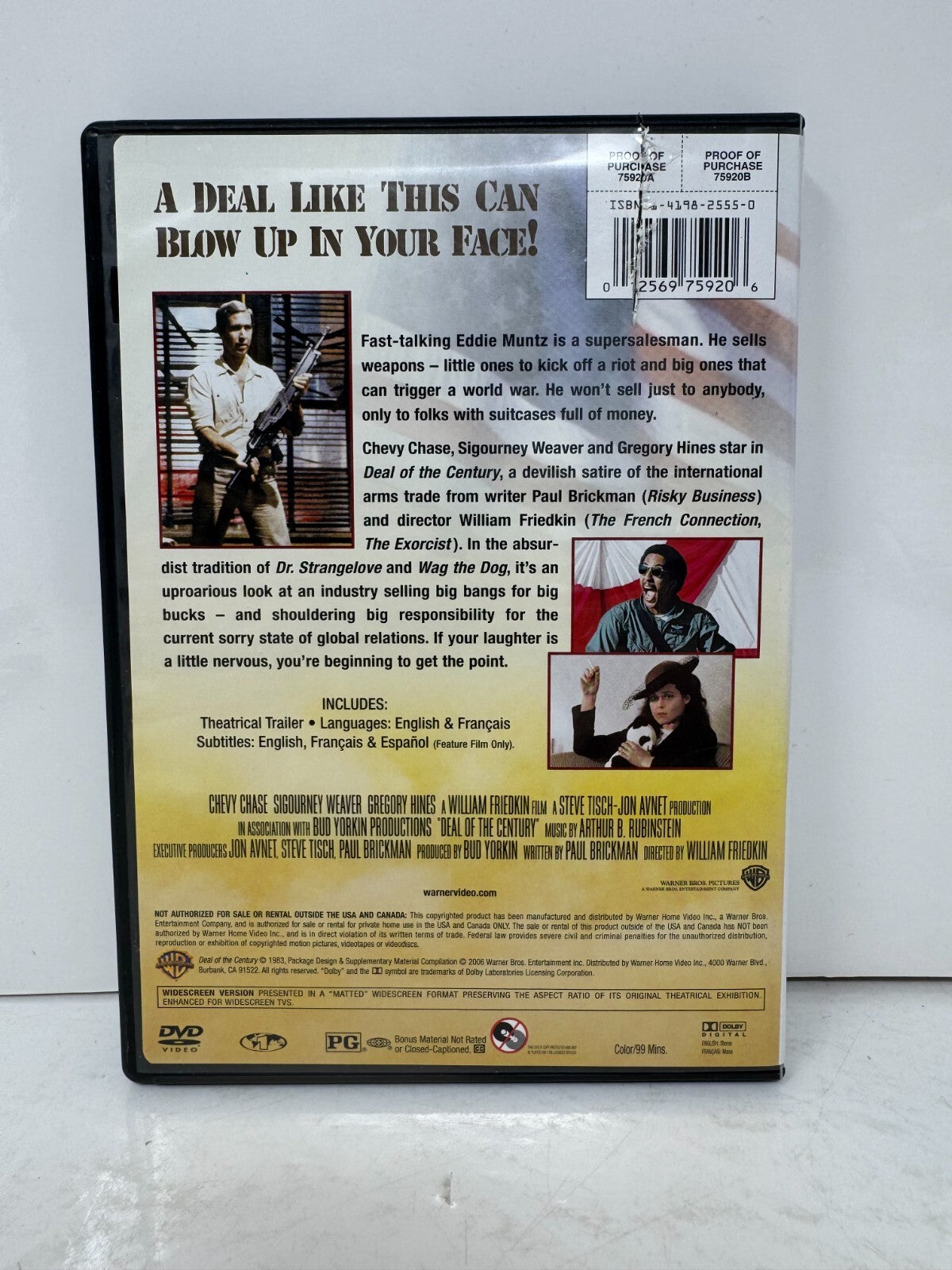 Deal of the Century (DVD) Comedy Good Condition!!!