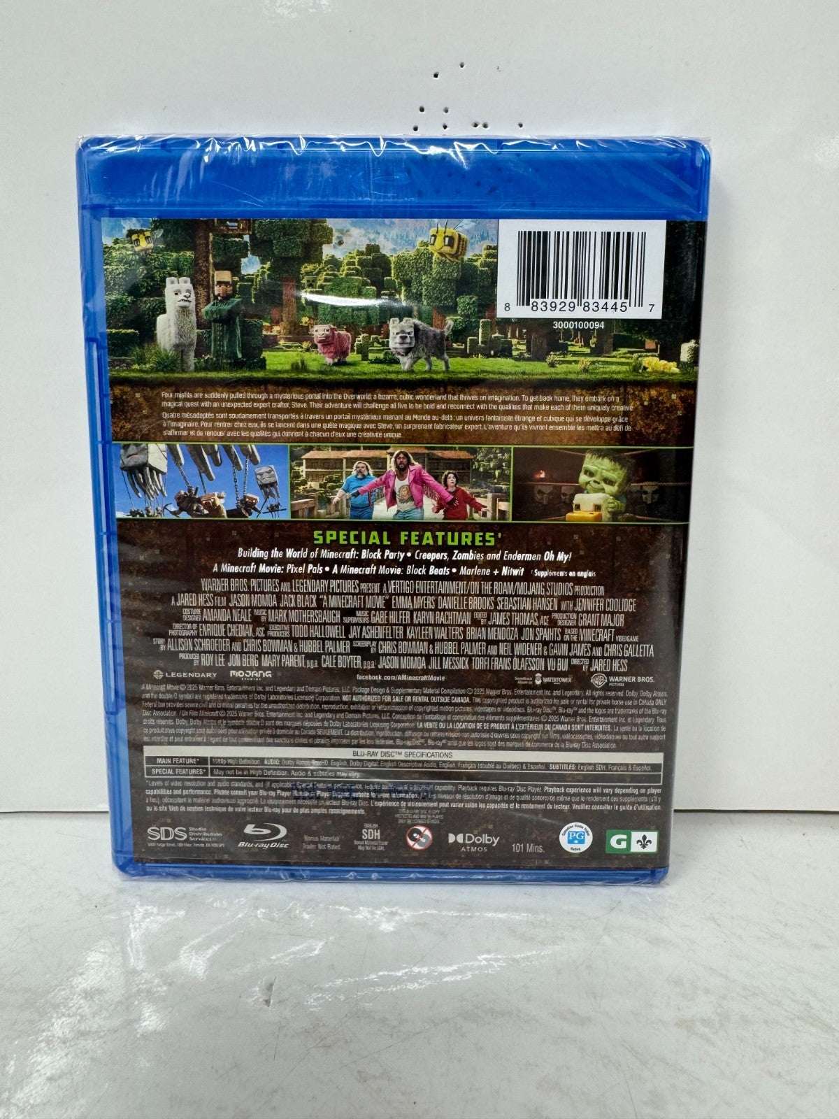 A Minecraft Movie (Blu-ray) Family Brand New and Sealed!!!