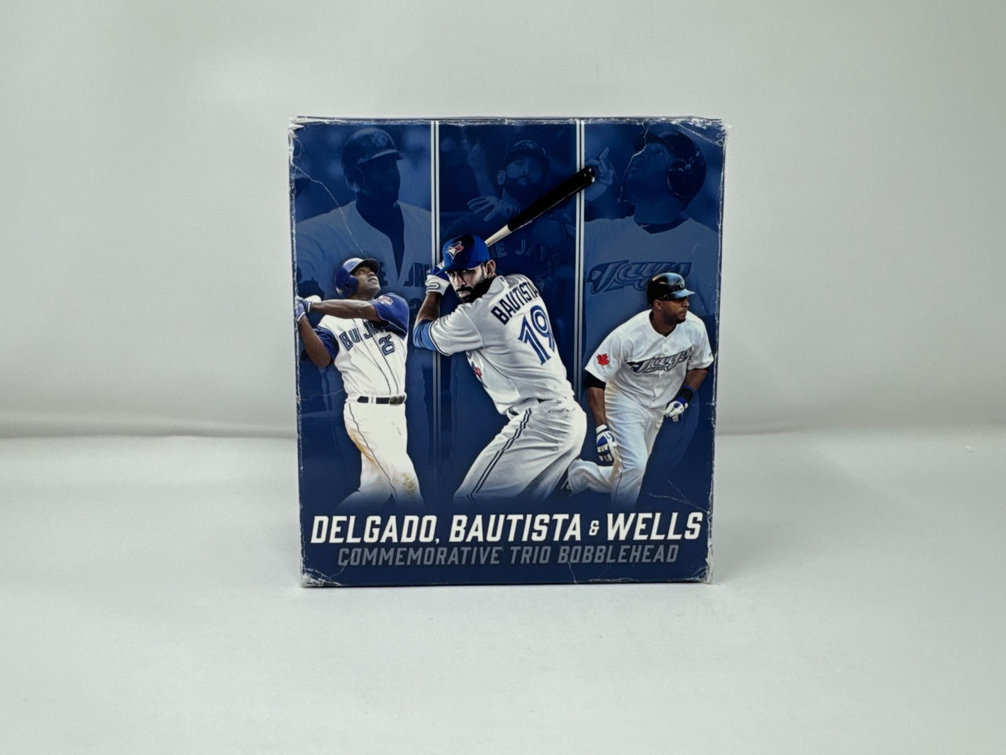 BDA Sports MLB Toronto Blue Jays Delgado, Bautista & Wells Trio Bobbleheads