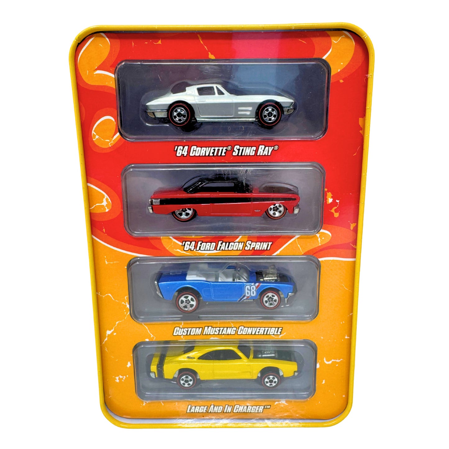 Hot Wheels Since '68 Muscle Cars 4-Car Pack #1 & 2 1:64 Diecast