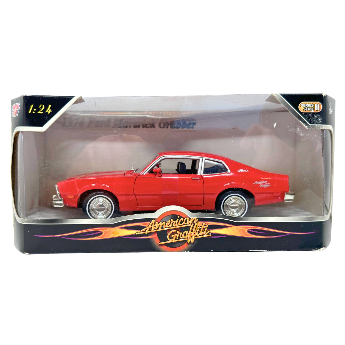 Motormax American Graffiti 1974 Ford Maverick Grabber 1:24 Diecast