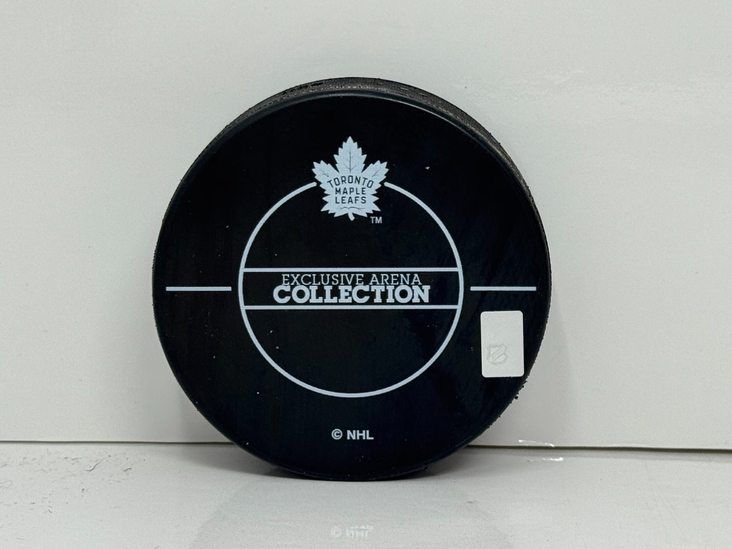 Frederik Andersen Toronto Maple Leafs Signed NHL Autograph Puck Silver Auto