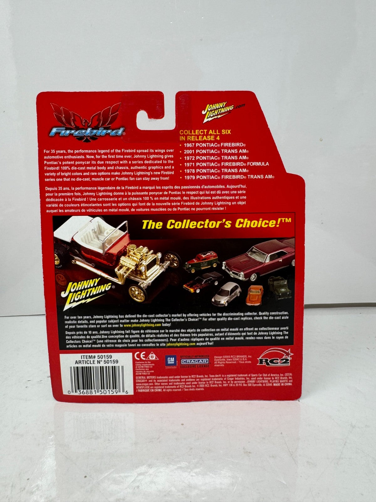 Johnny Lightning Firebird 1972 Pontiac Firebird 1:64 Diecast