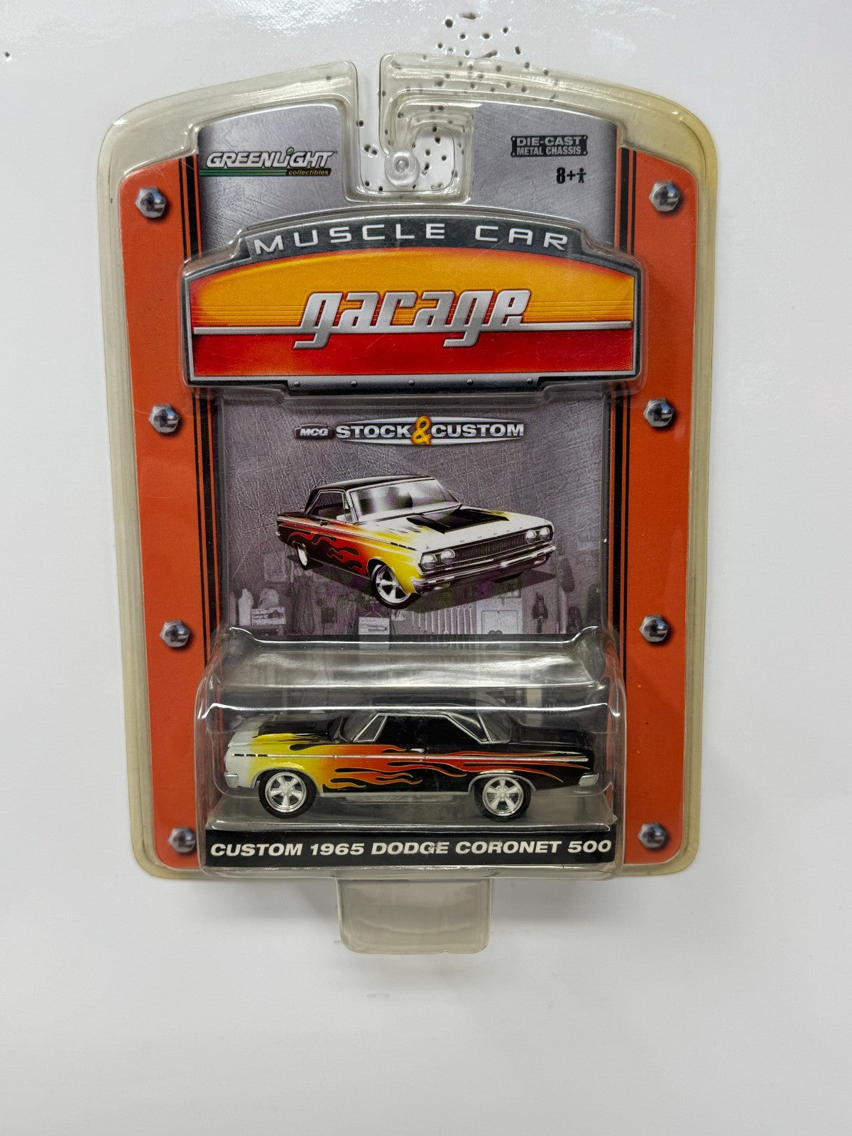 Greenlight Custom 1965 Dodge Coronet 500 Muscle Car Garage 1:64 Diecast