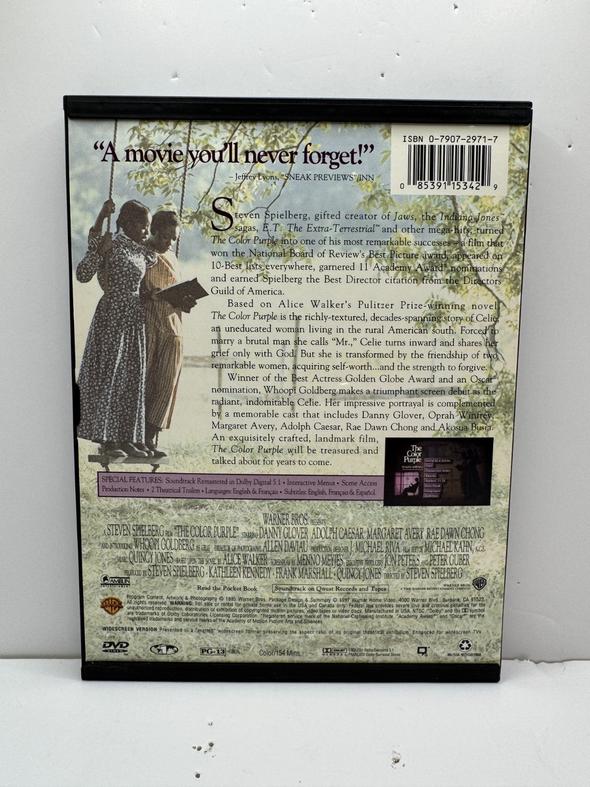 The Color Purple (DVD) Whoopi Goldberg Drama
