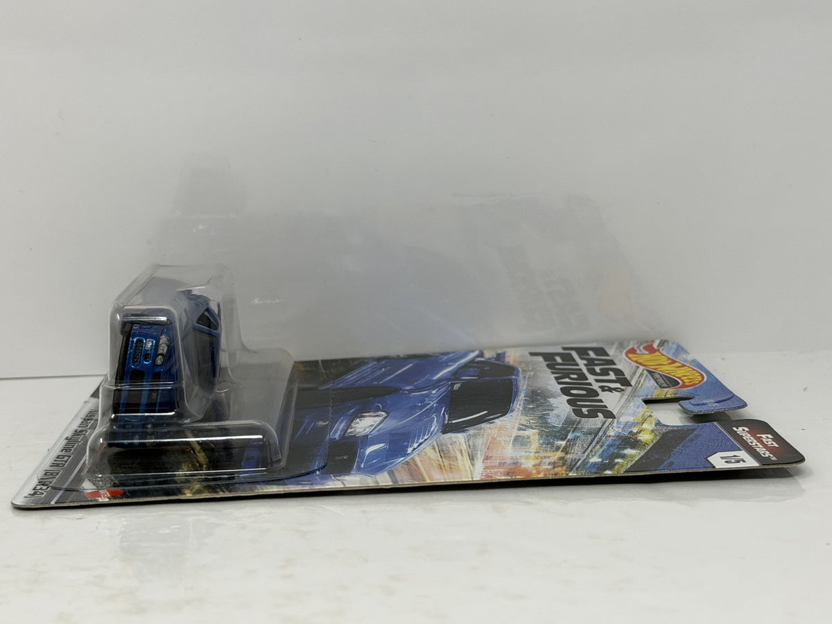 Hot Wheels Premium Fast & Furious Nissan Skyline GT-R (BNR34) 1:64 Diecast Blue