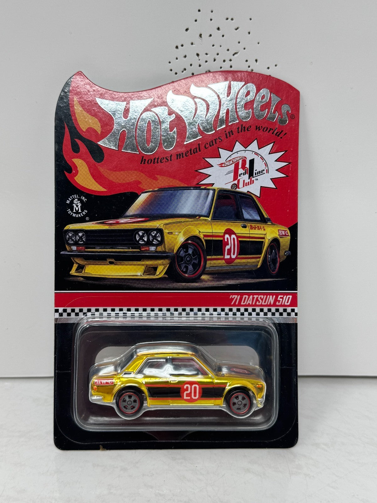 Hot Wheels RLC Red Line Club 1971 Datsun 510 1:64 Diecast