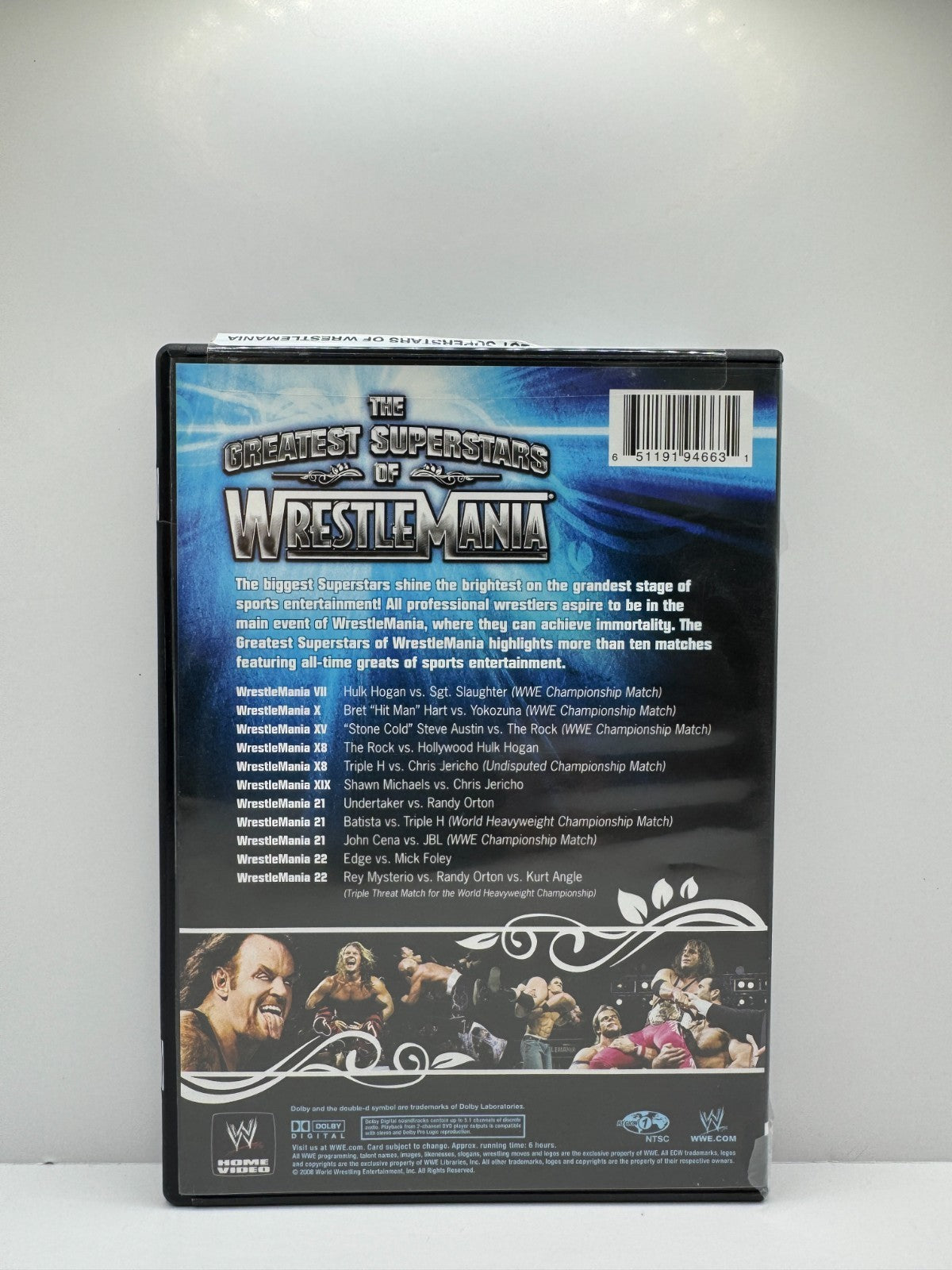 Greatest Superstars of WrestleMania (DVD) WWE Wrestling