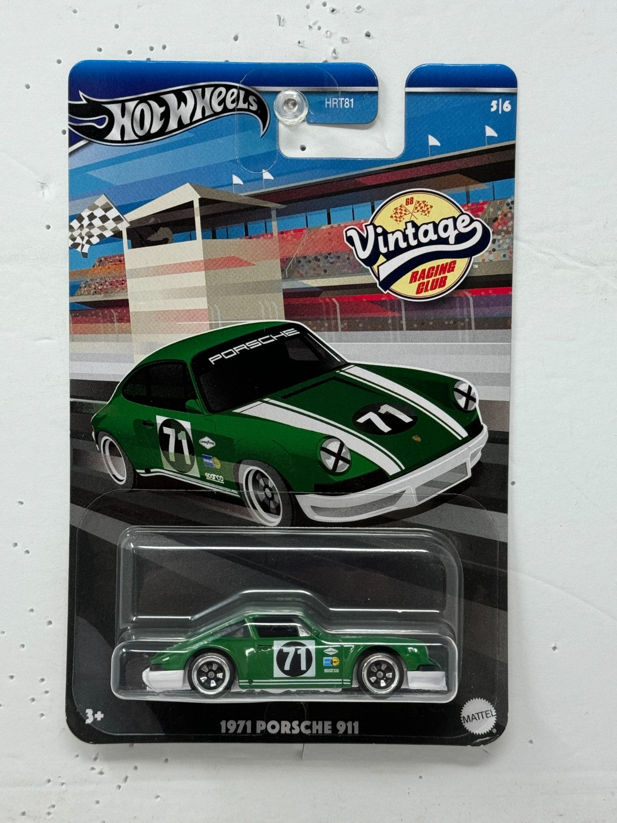 Hot Wheels Vintage Racing Club 1971 Porsche 911 1:64 Diecast