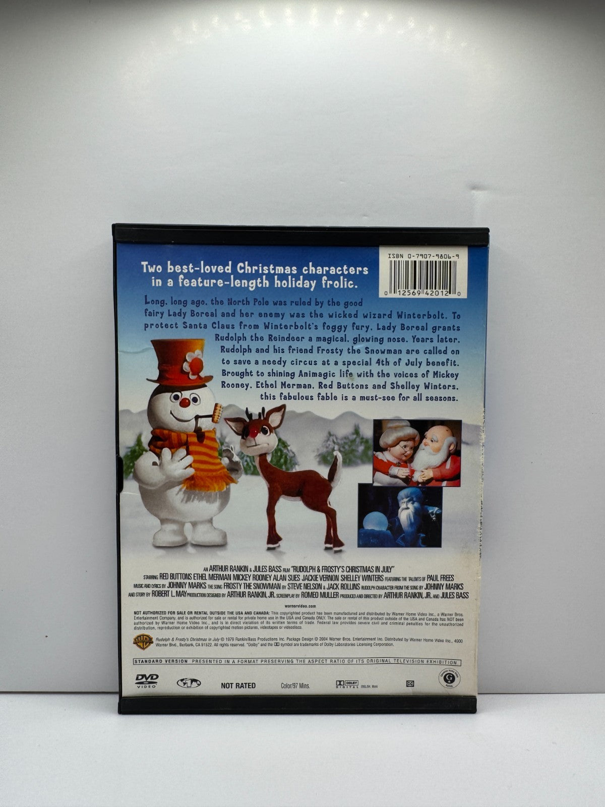Rudolph and Frosty's Christmas in July (DVD) Rudolph Animation