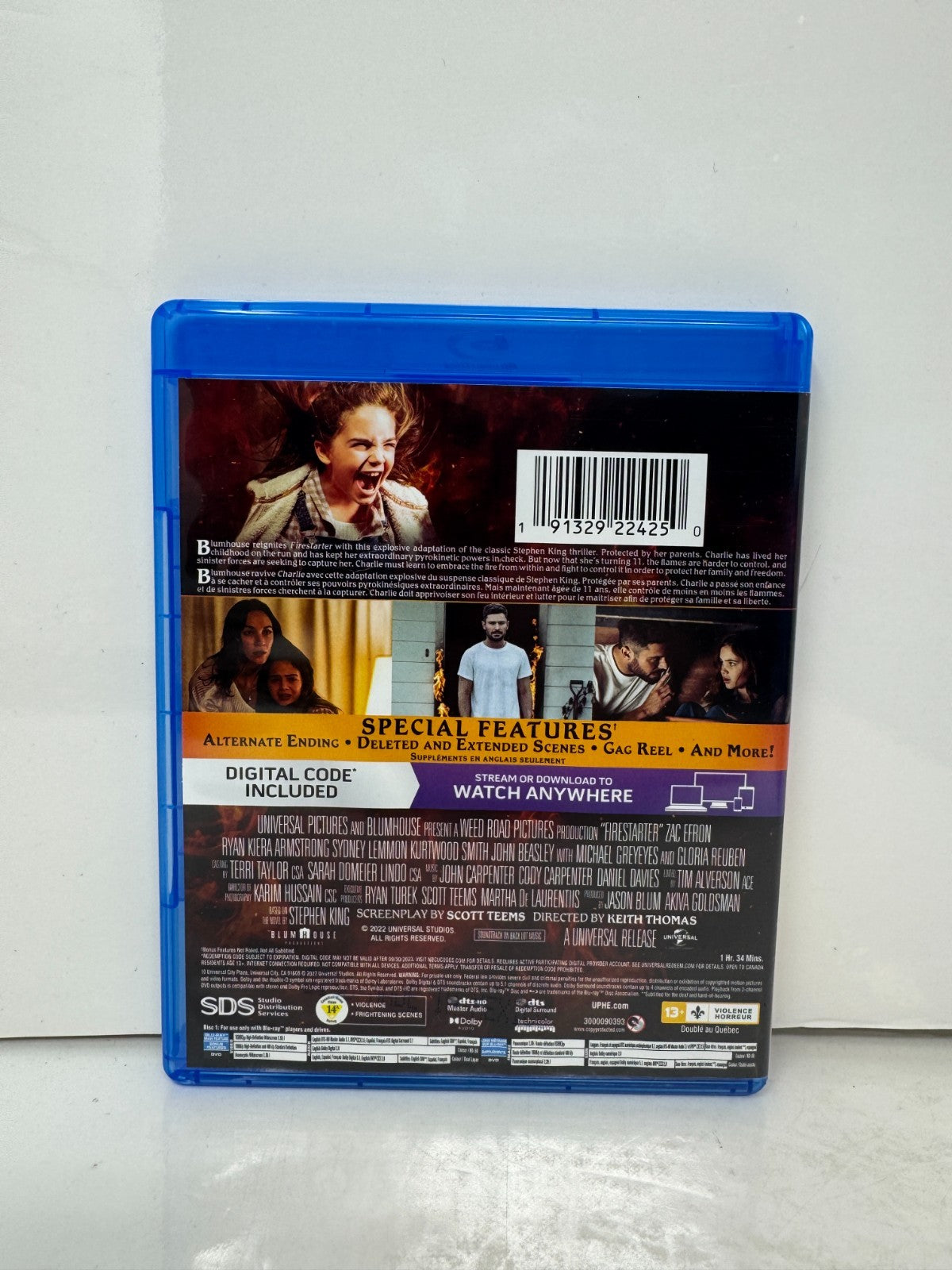 Firestarter (Blu-ray) Zac Efron Horror