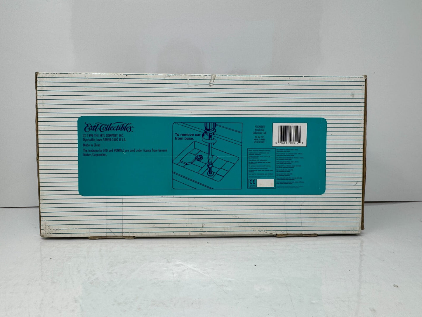 American Muscle 1969 Pontiac GTO Peachstate Collectibles Club Ertl 1:18 Diecast