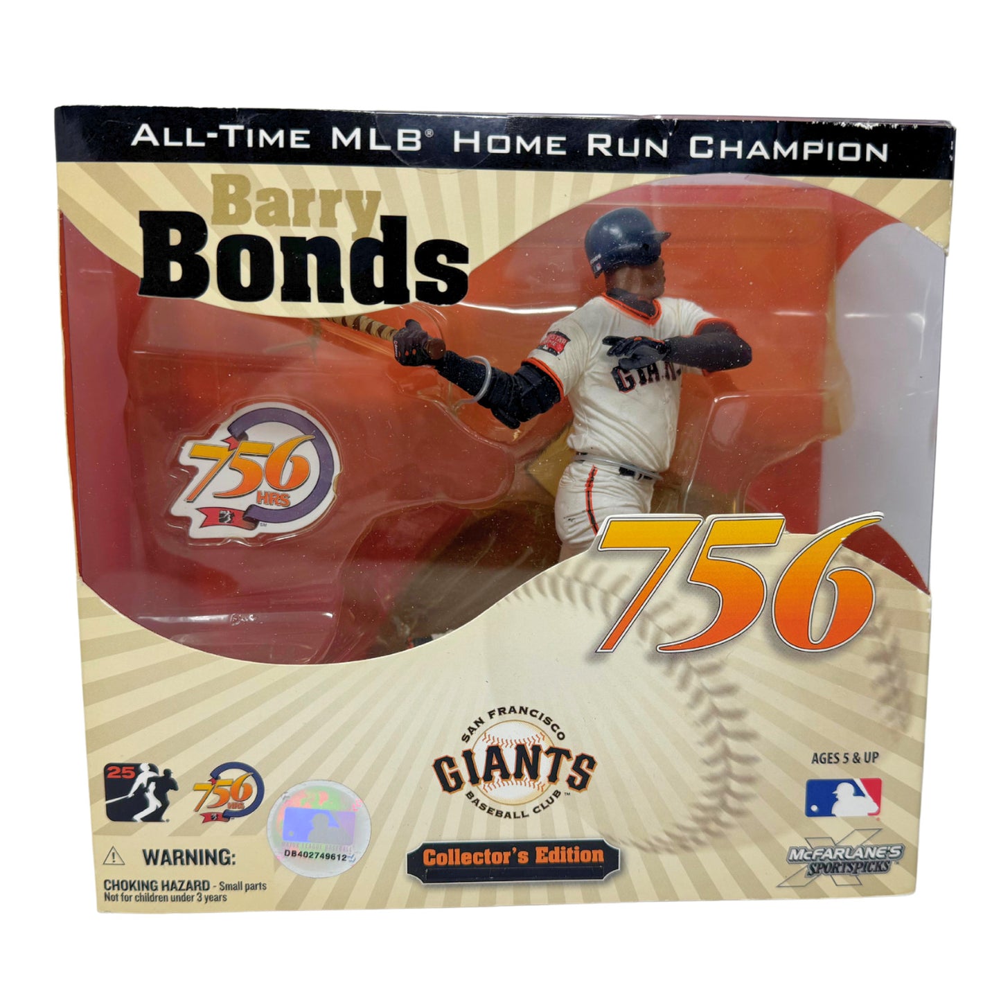 McFarlane MLB Barry Bonds San Francisco Giants All-Time Home Run Champion Figure