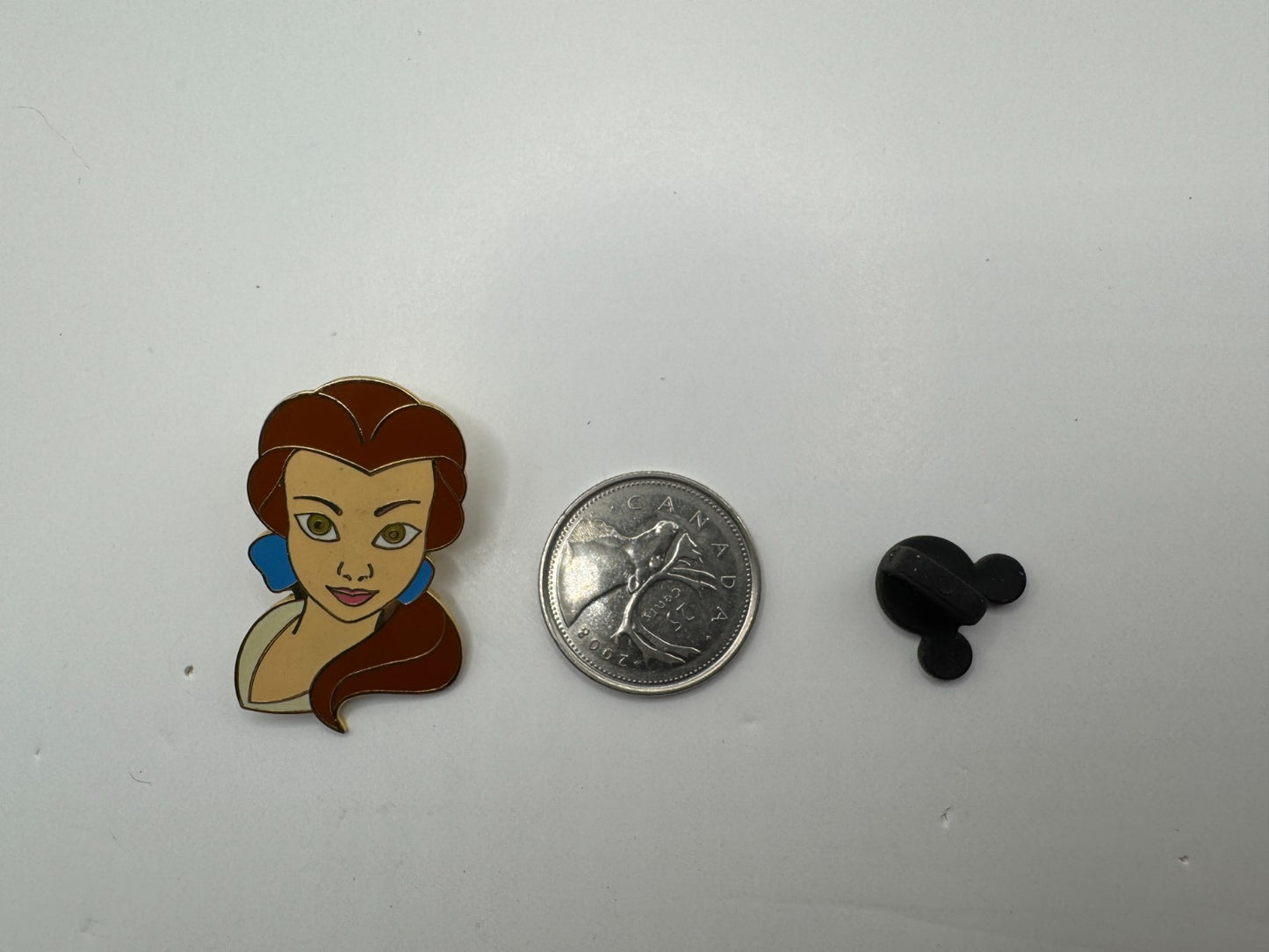 WDW Disney Belle Head Version 3 Beauty and the Beast Cast Lanyard Trading Pin DC2S6