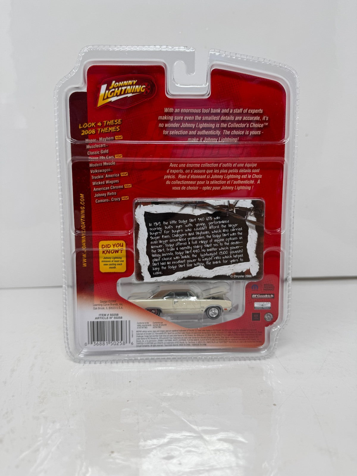 Johnny Lightning Mopar Mayhem 1969 Dodge Dart GTS 1:64 Diecast