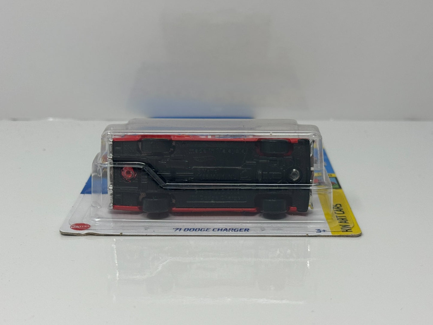 Hot Wheels Art Cars 1971 Dodge Charger 1:64 Diecast Red