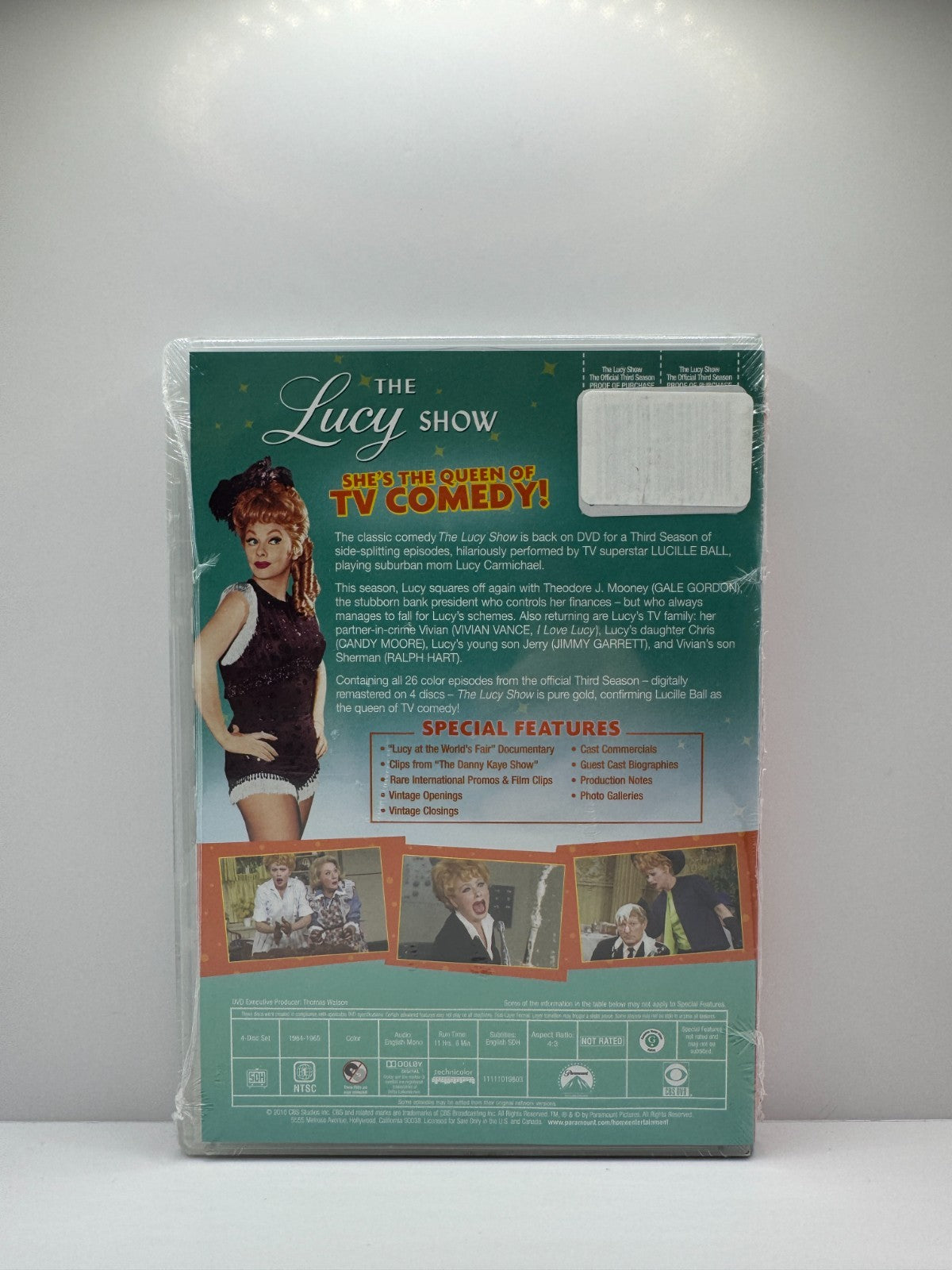 Lucy Show Season 3 (DVD) Lucille Ball Comedy TV Series New and Sealed