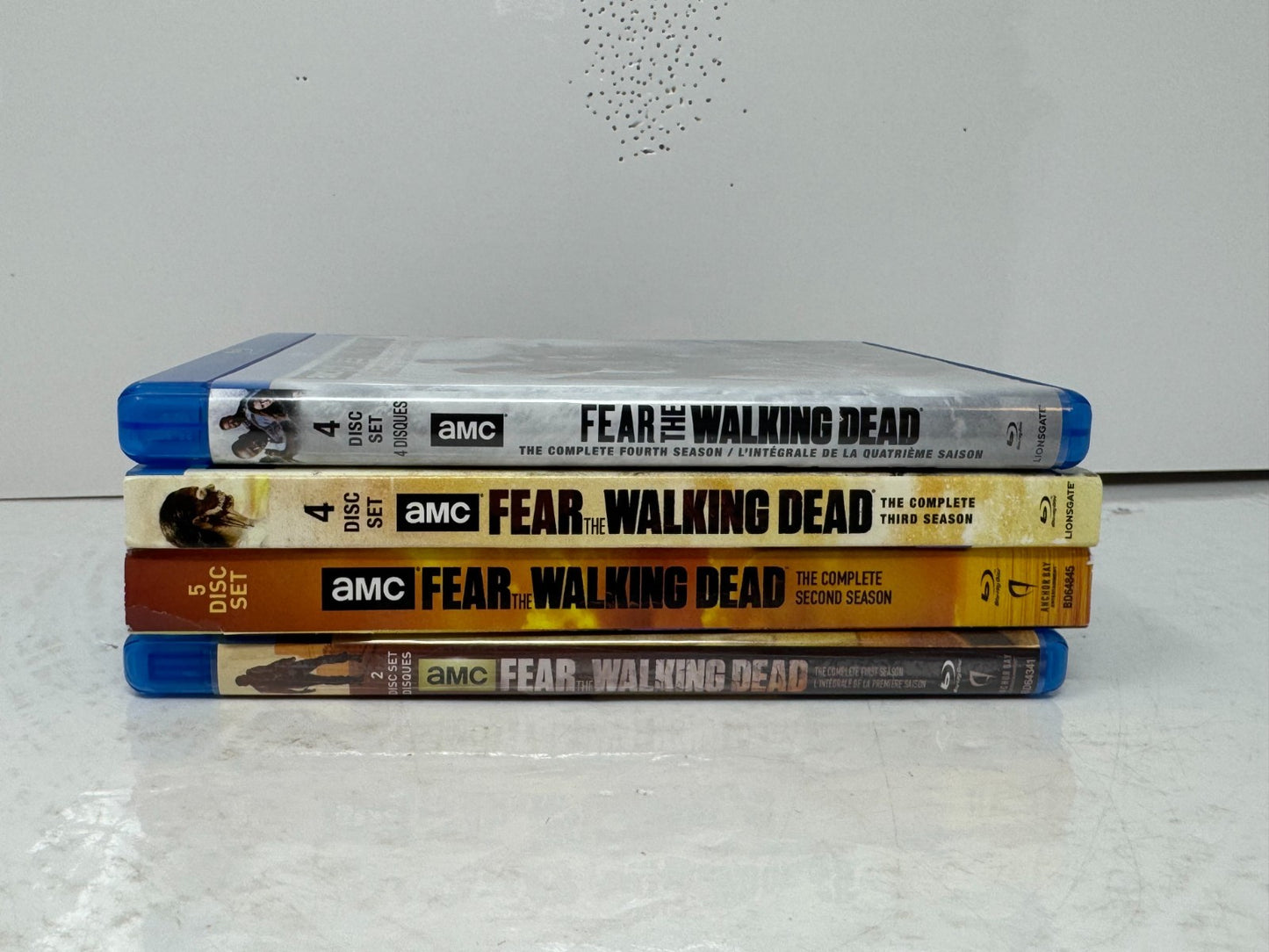 Fear the Walking Dead Seasons 1-4 (Blu-ray) Kim Dickens Horror TV Set
