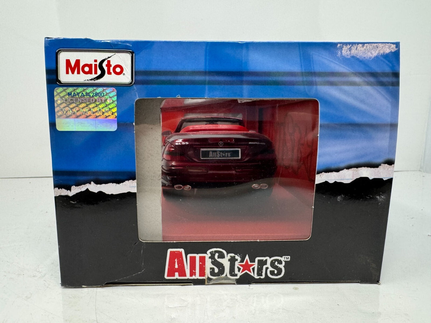 Maisto All Stars Mercedes-Benz SL55 AMG Convertible 1:18 Diecast Blingz Wheels