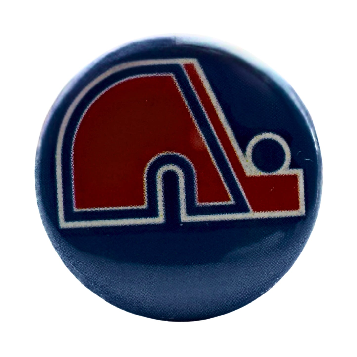 Quebec Nordiques NHL Hockey Team Pin-back Button UDT1