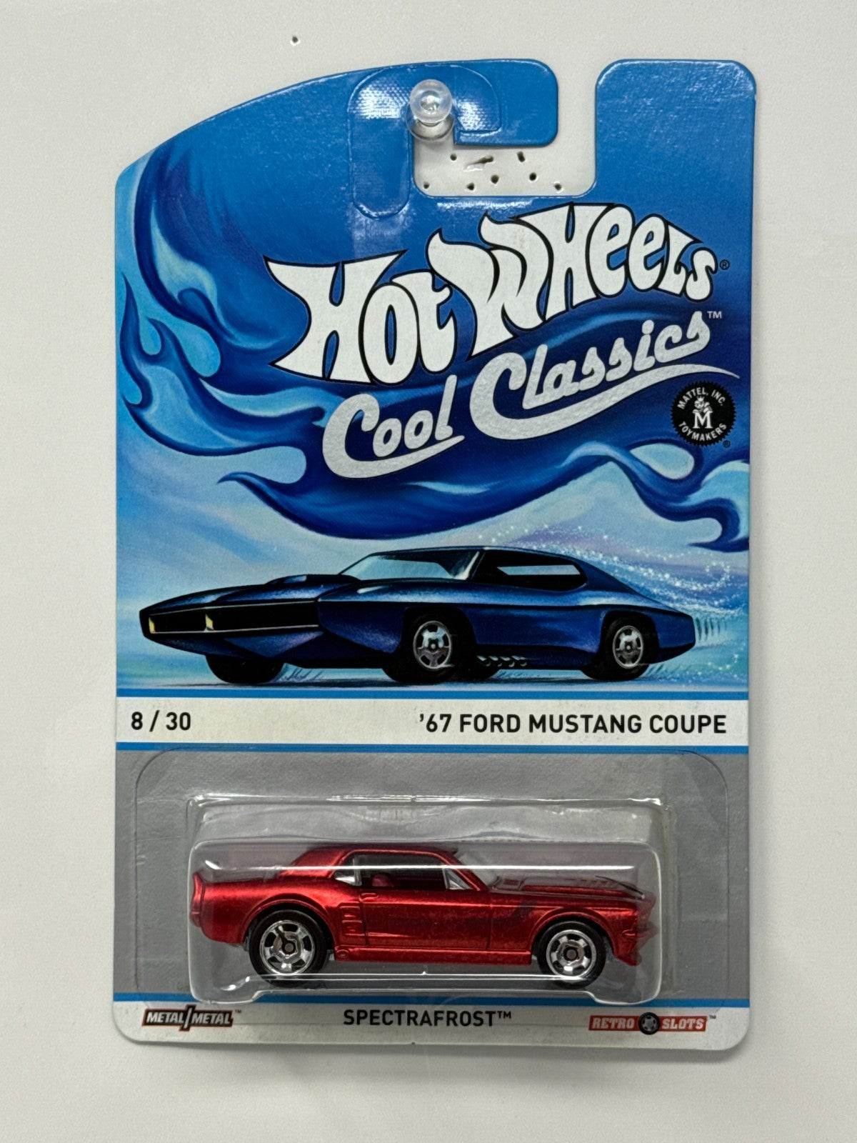 Hot Wheels Cool Classics 1967 Ford Mustang Coupe Spectrafrost 1:64 Diecast