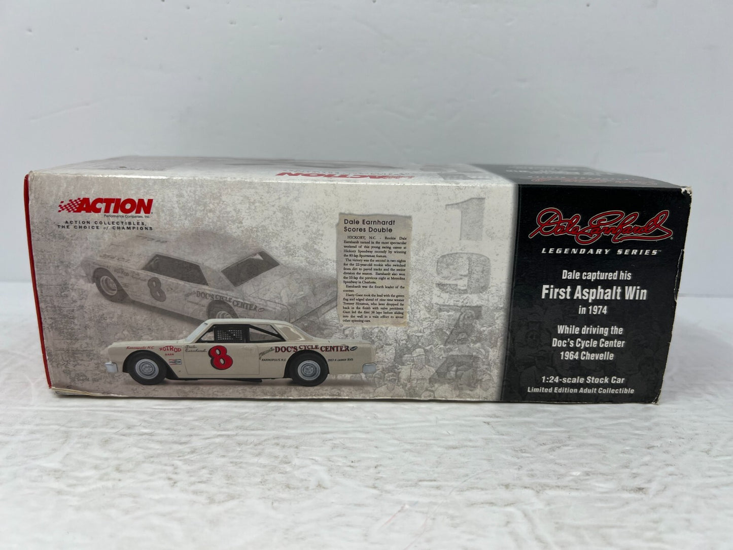 Action Nascar #8 Dale Earnhardt Sr Asphalt Win 1964 Chevy Chevelle 1:24 Diecast