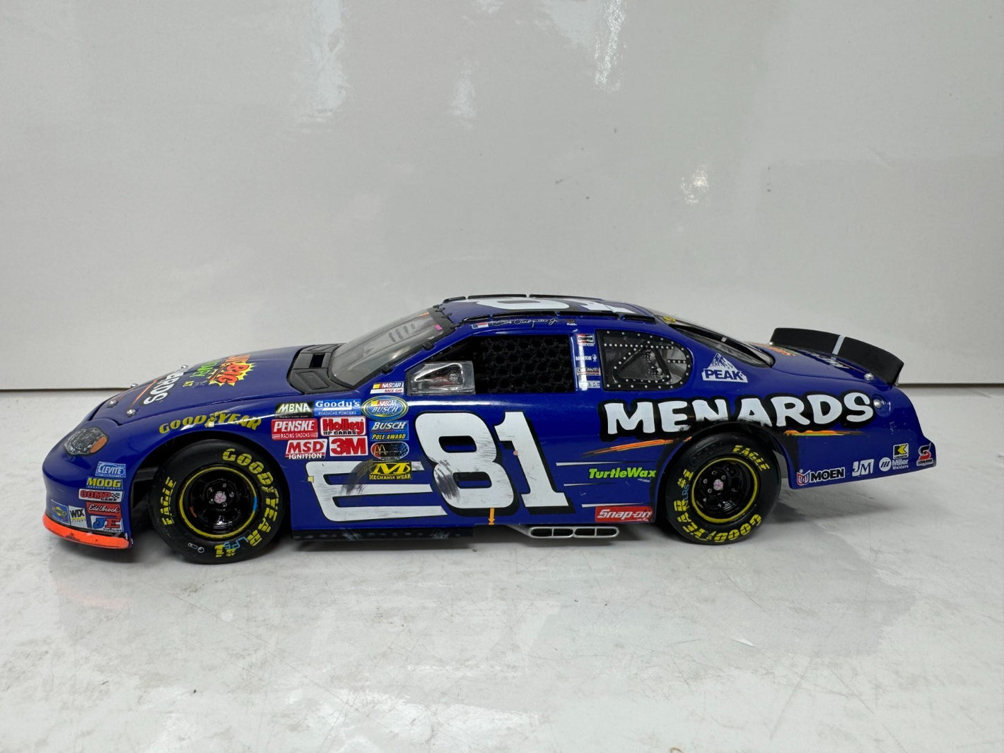 Action Nascar Elite #81 Dale Earnhardt Jr. Menards Bristol Raced 1:24 Diecast