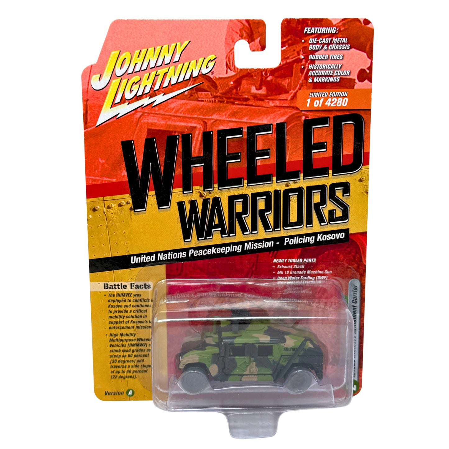 Johnny Lightning Wheeled Warriors M1025 HMMWV Armament Carrier 1:64 Diecast V. A