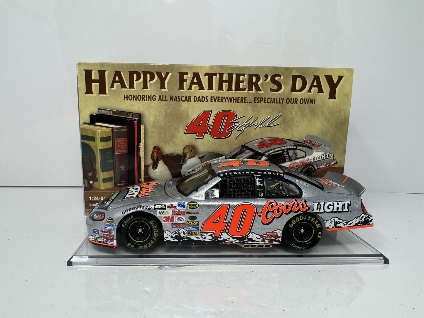 Action Nascar Sterling Marlin #40 Coors Father's Day 2004 Intrepid 1:24 Diecast