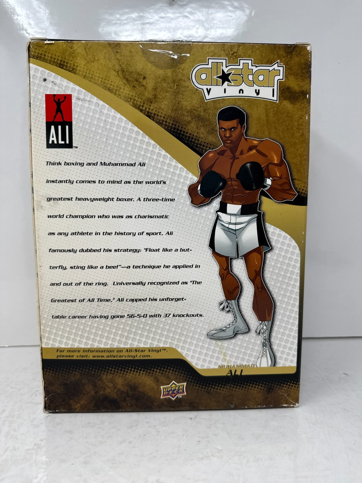 Upper Deck All-Star Vinyl Muhammad Ali 10" Inch Boxing Figure