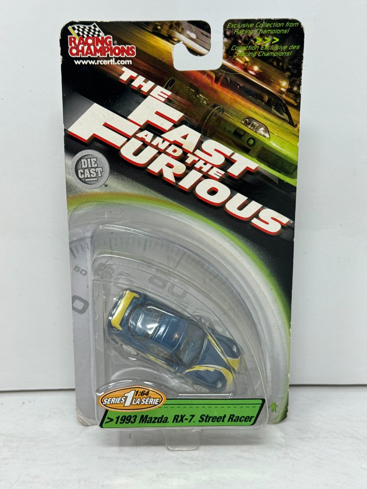 Racing Champions The Fast and the Furious 1993 Mazda RX-7 Street 1:64 Diecast