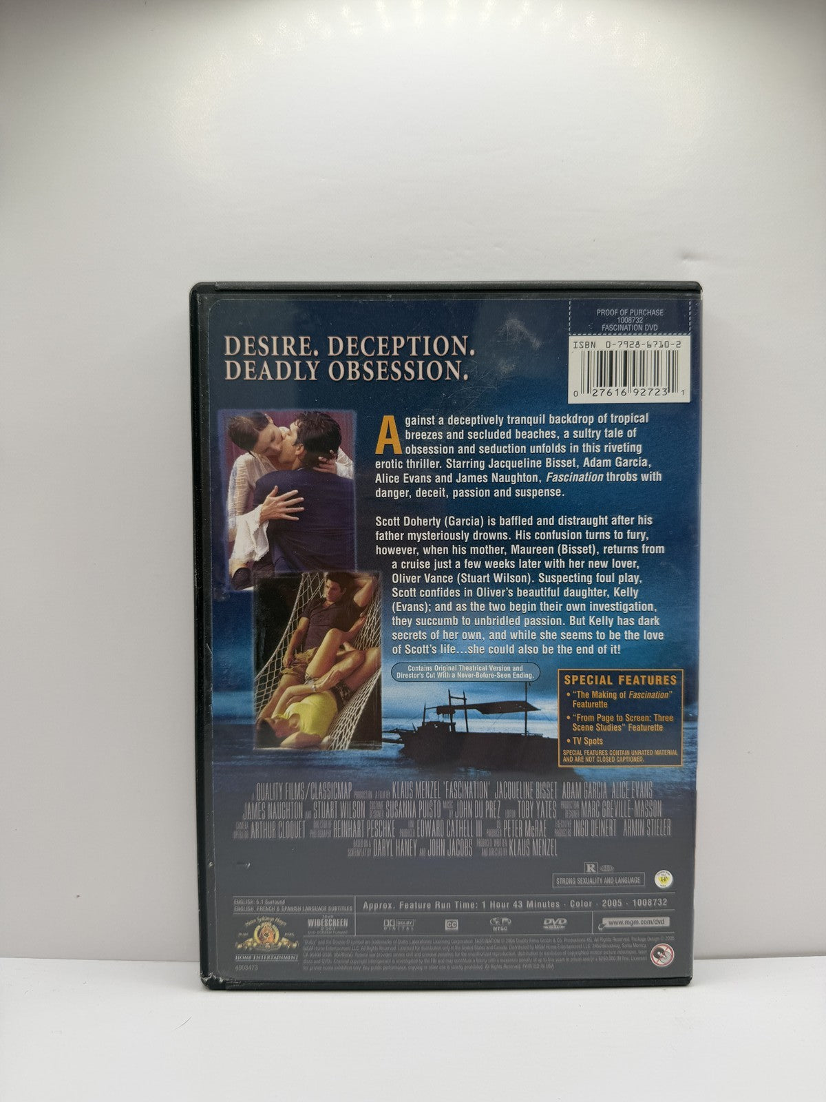Fascination (DVD) Jacqueline Bisset Thriller