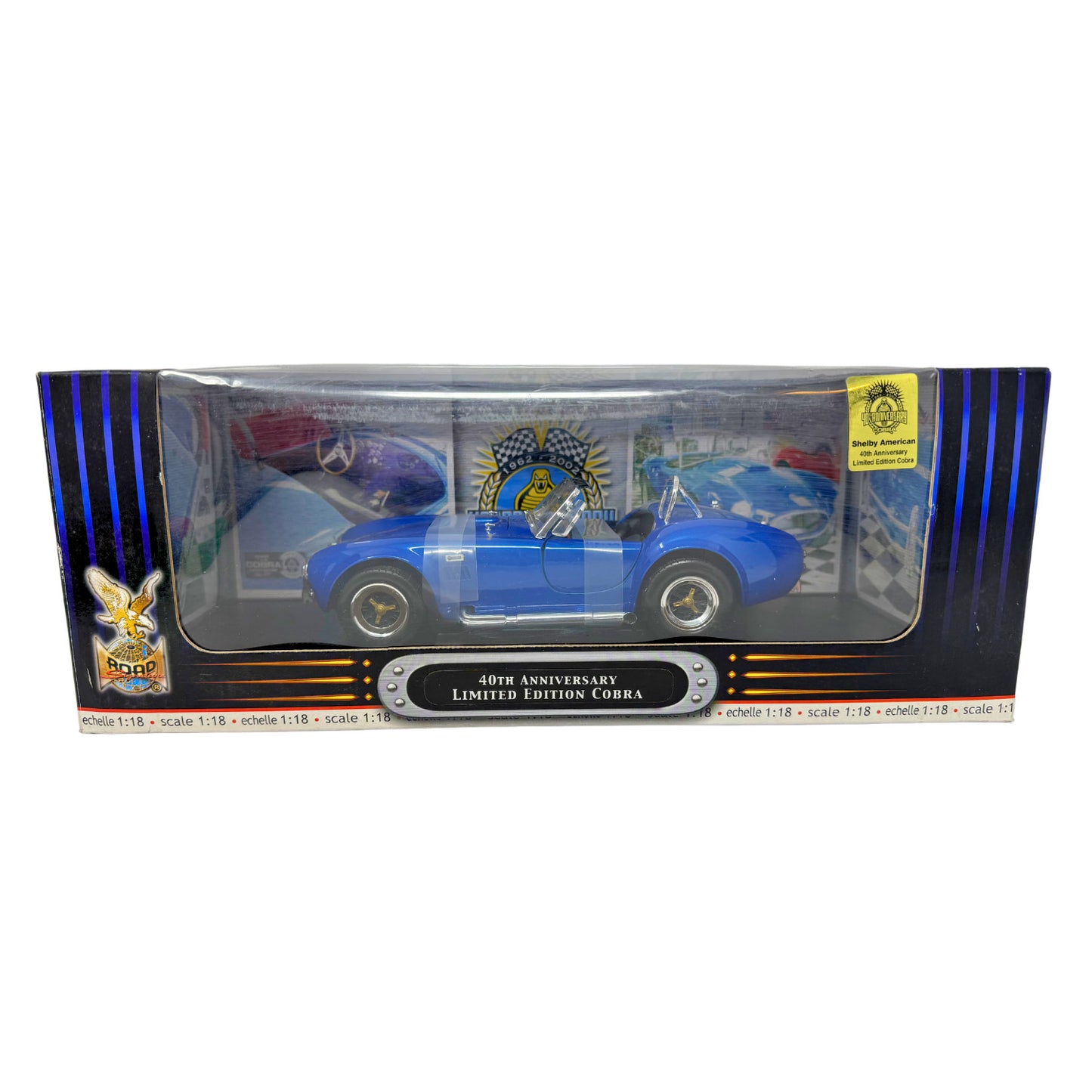 Yat Ming Road Signature 40th Anniversary 1964 Shelby Cobra 1:18 Diecast
