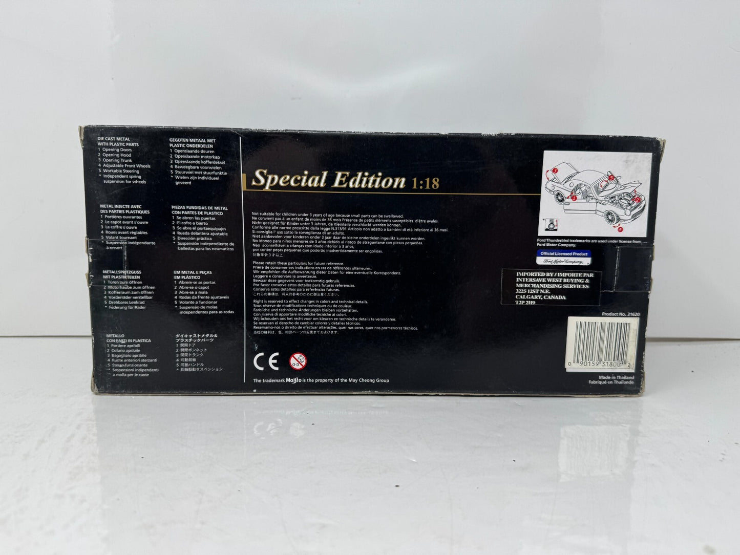 Maisto 2002 Ford Thunderbird Special Edition 1:18 Diecast