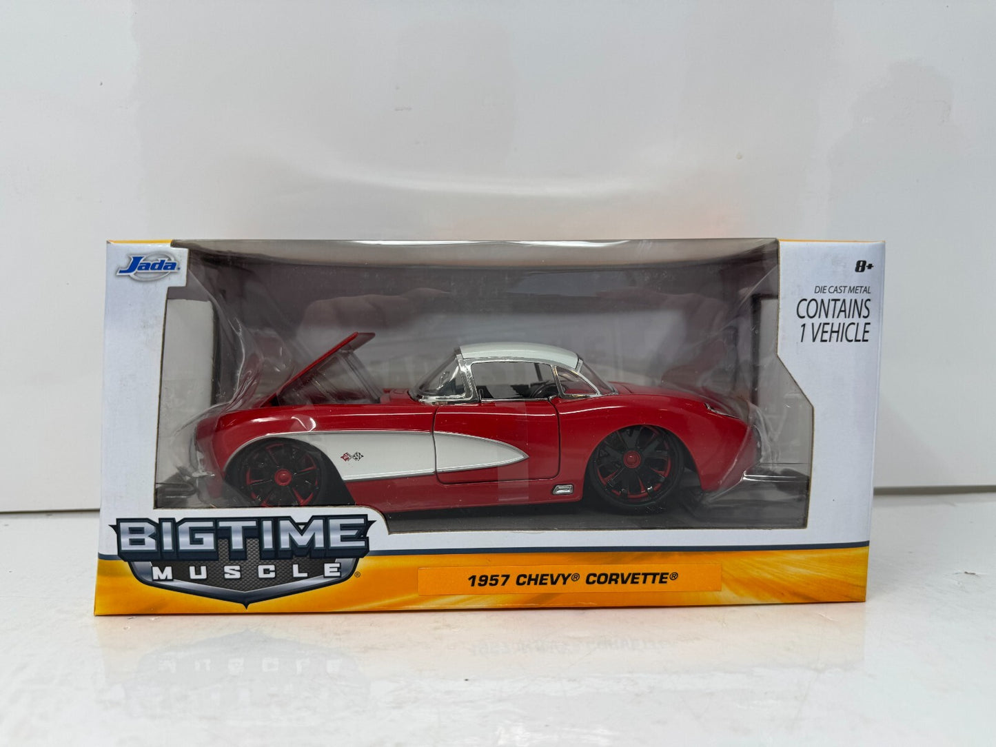 Jada Bigtime Muscle 1957 Chevy Corvette 1:24 Diecast