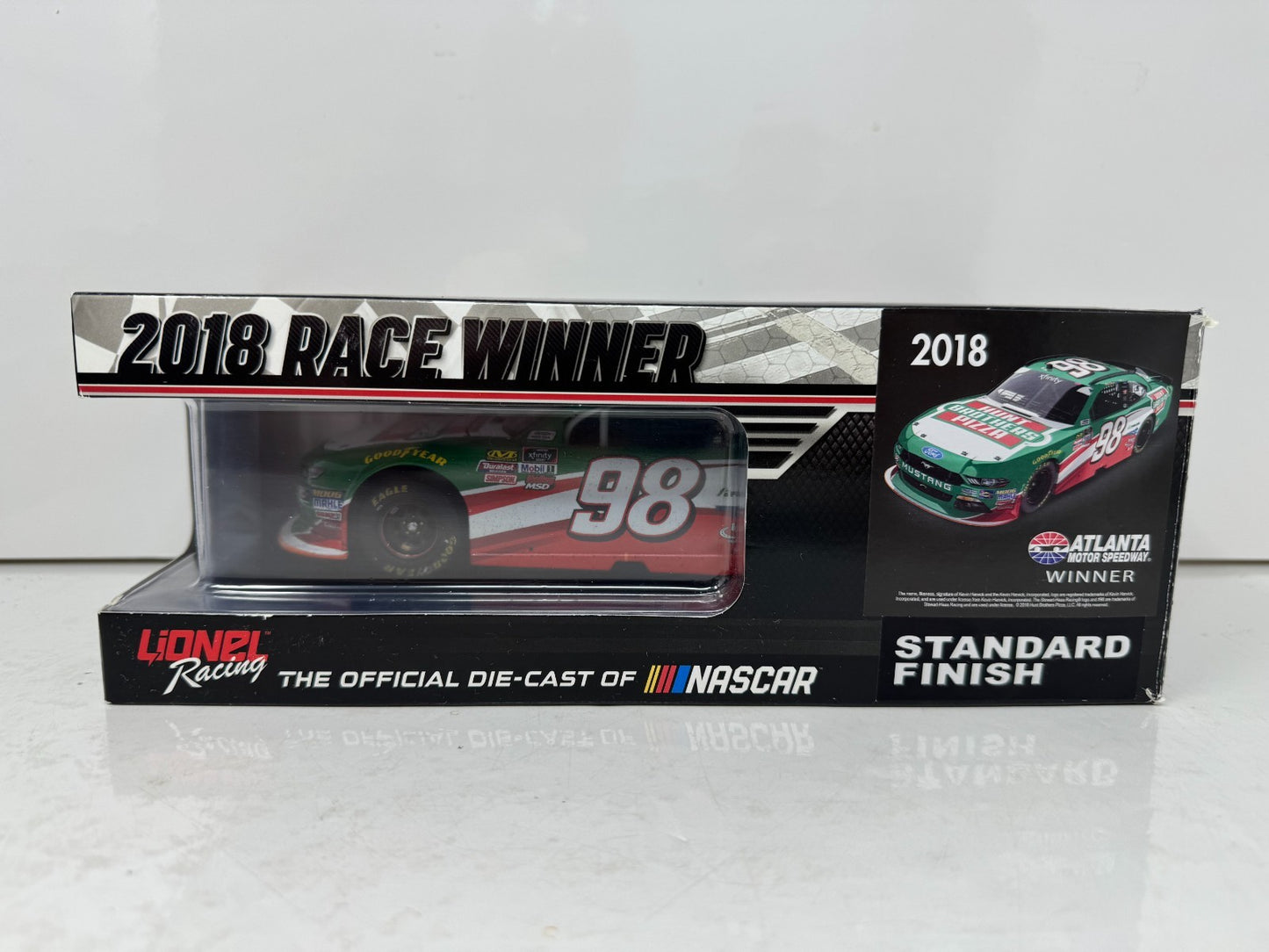 Lionel Nascar #98 Kevin Harvick Hunt Brothers Pizza Atlanta Win 1:24 Diecast