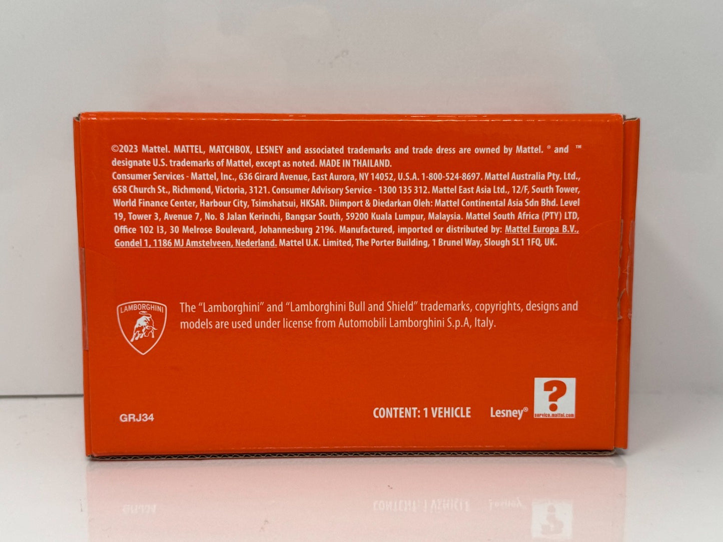 Matchbox Collectors Lamborghini Centenario 1:64 Diecast Mattel Creations