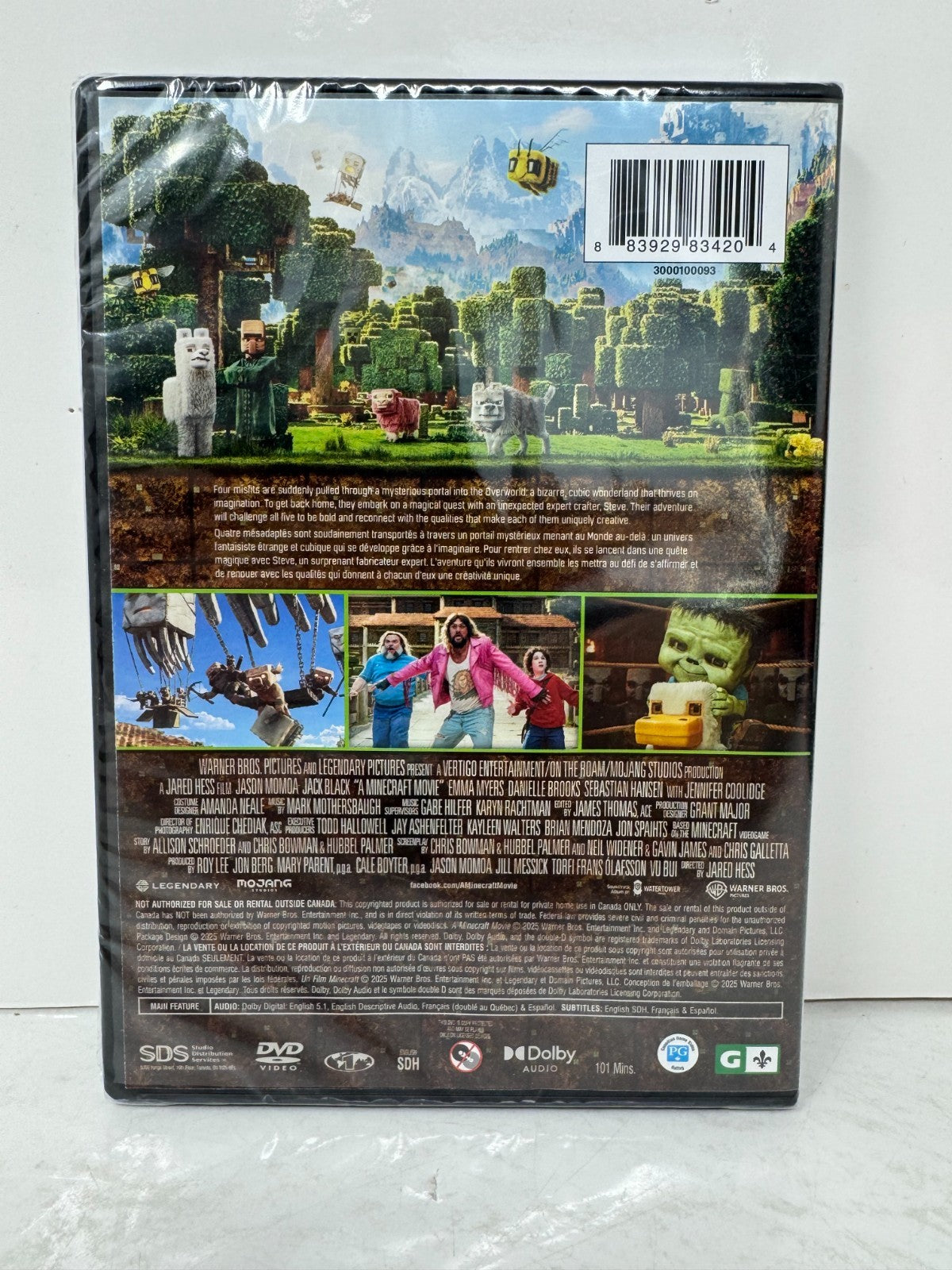A Minecraft Movie (DVD) Family Brand New and Sealed!!!