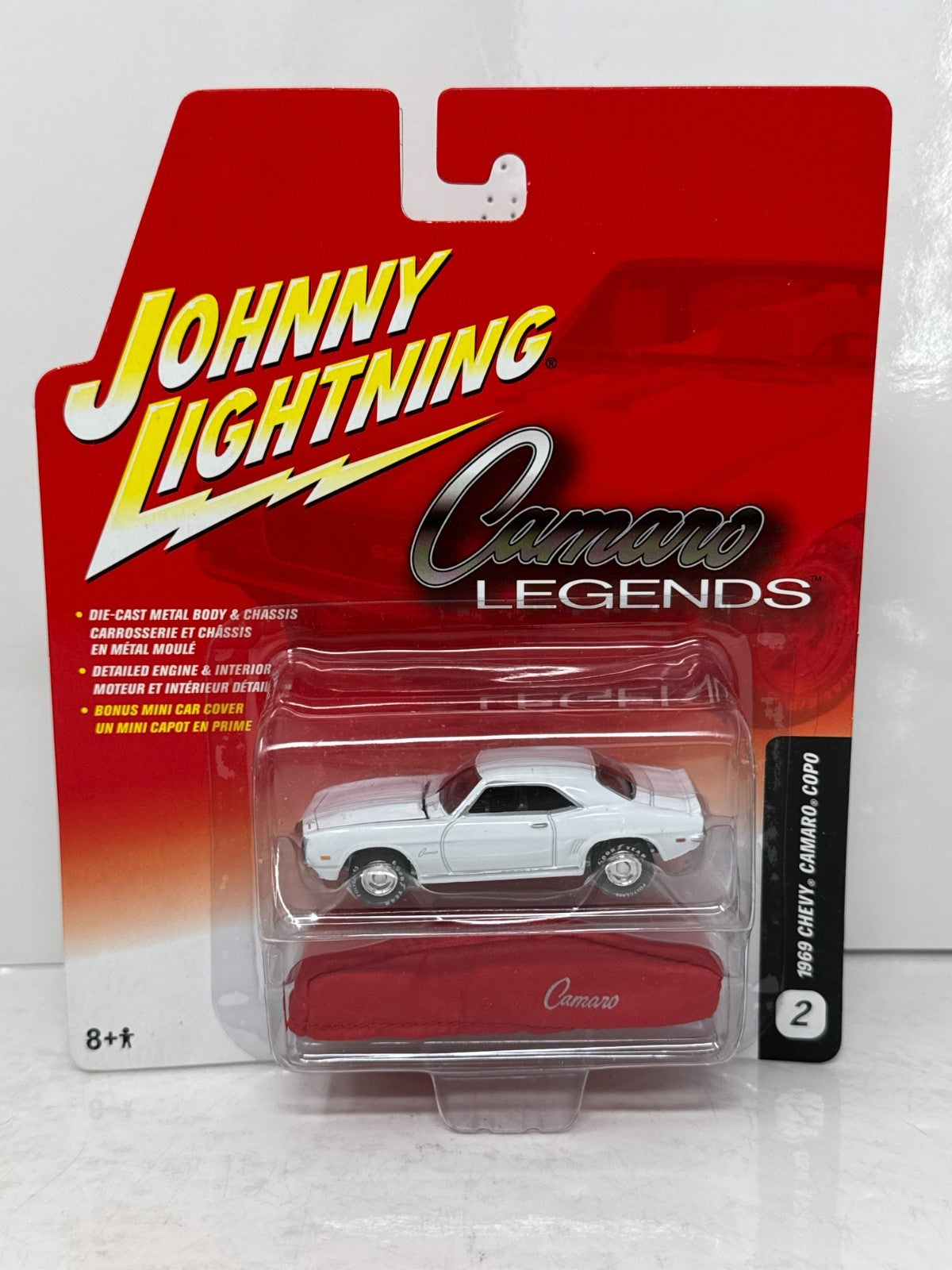 Johnny Lightning Camaro Legends 1969 Chevy Camaro COPO 1:64 Diecast