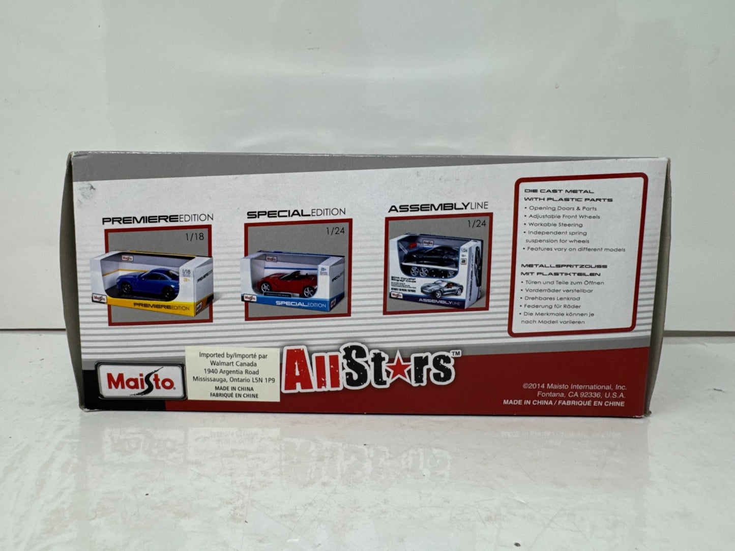 Maisto All Stars 2010 Chevrolet Camaro SS RS 1:24 Diecast