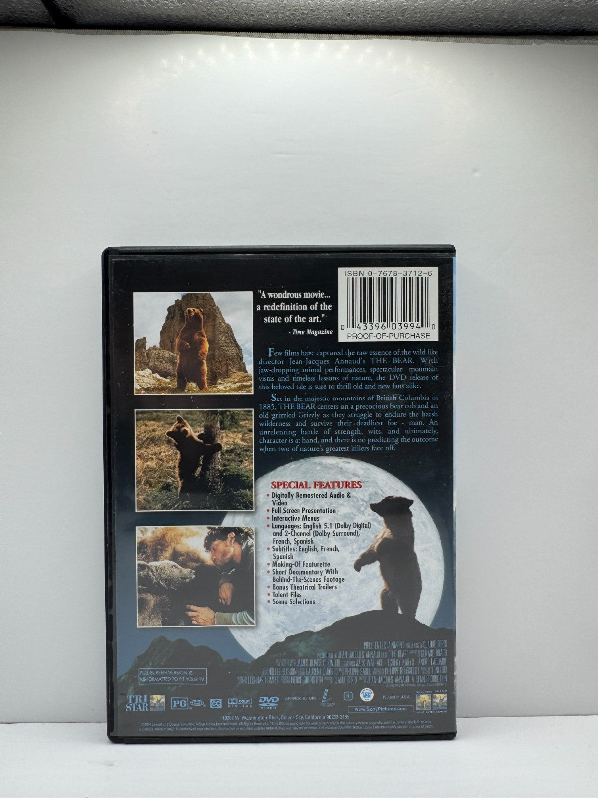 The Bear (DVD) Jack Wallace Family