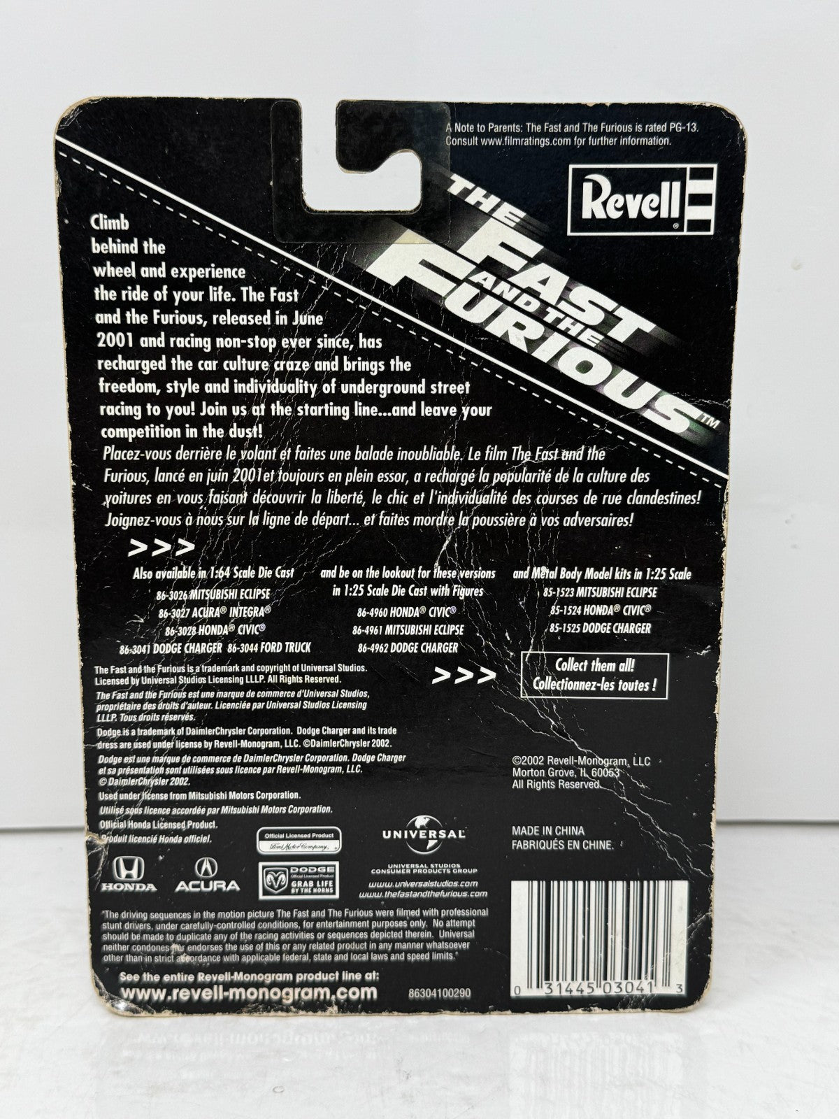 Revell The Fast and the Furious Dodge Charger 1:64 Diecast