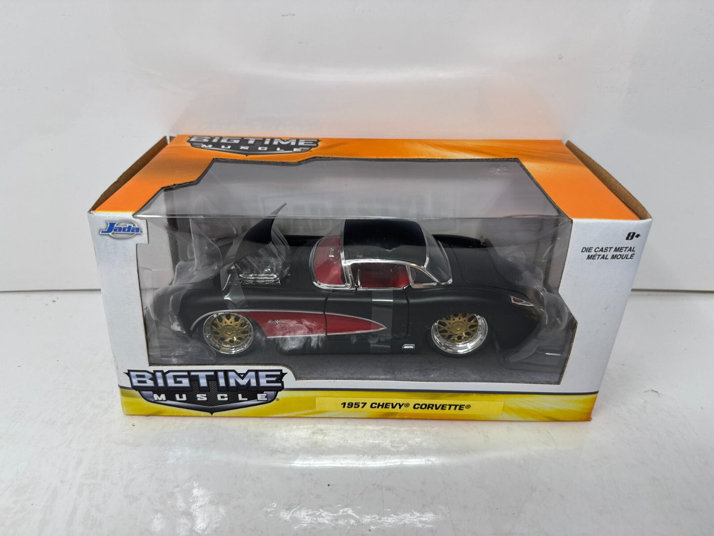 Jada Bigtime Muscle 1957 Chevy Corvette 1:24 Diecast