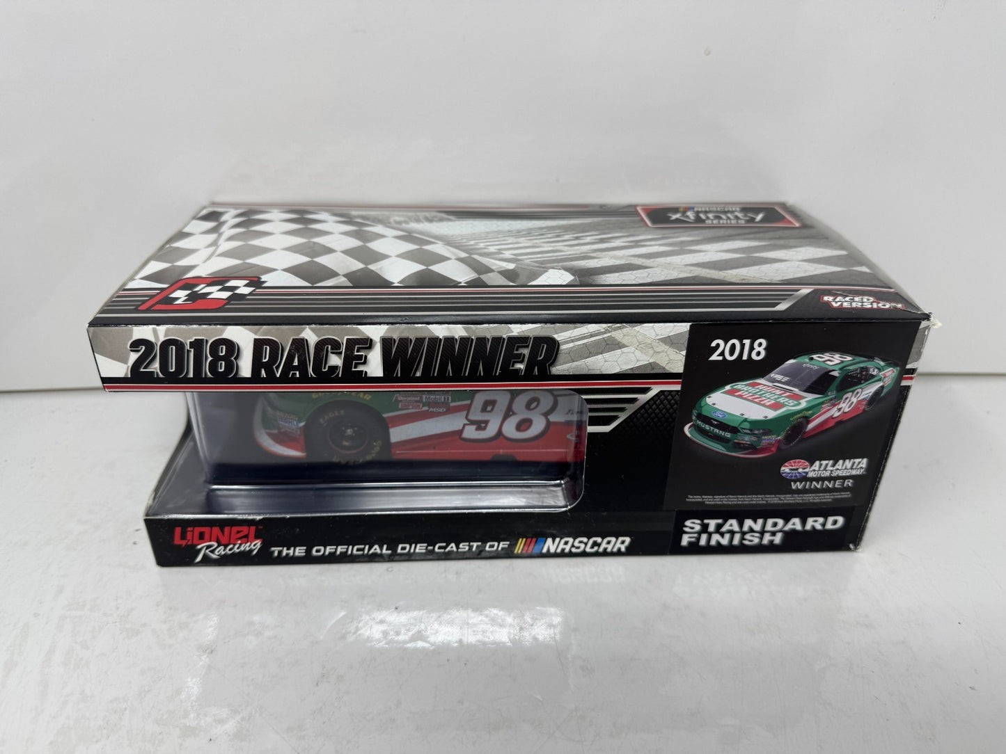 Lionel Nascar #98 Kevin Harvick Hunt Brothers Pizza Atlanta Win 1:24 Diecast