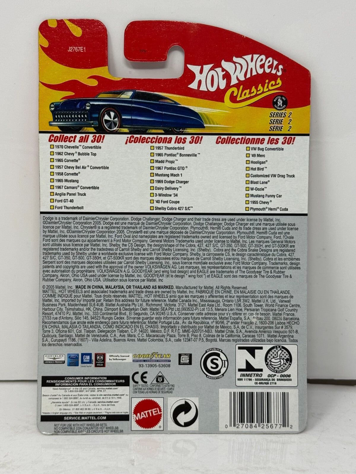 Hot Wheels Classics 1957 Thunderbird Series 2 Muscle Car 1:64 Diecast