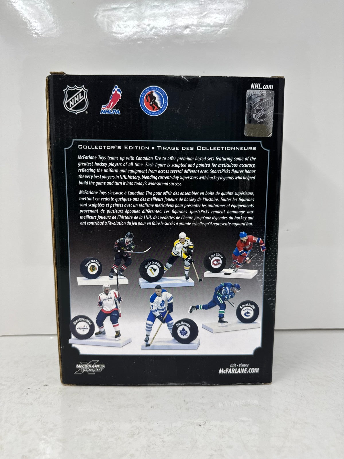 McFarlane NHL Tim Horton Toronto Maple Leafs Canadian Tire Series 2 Figure