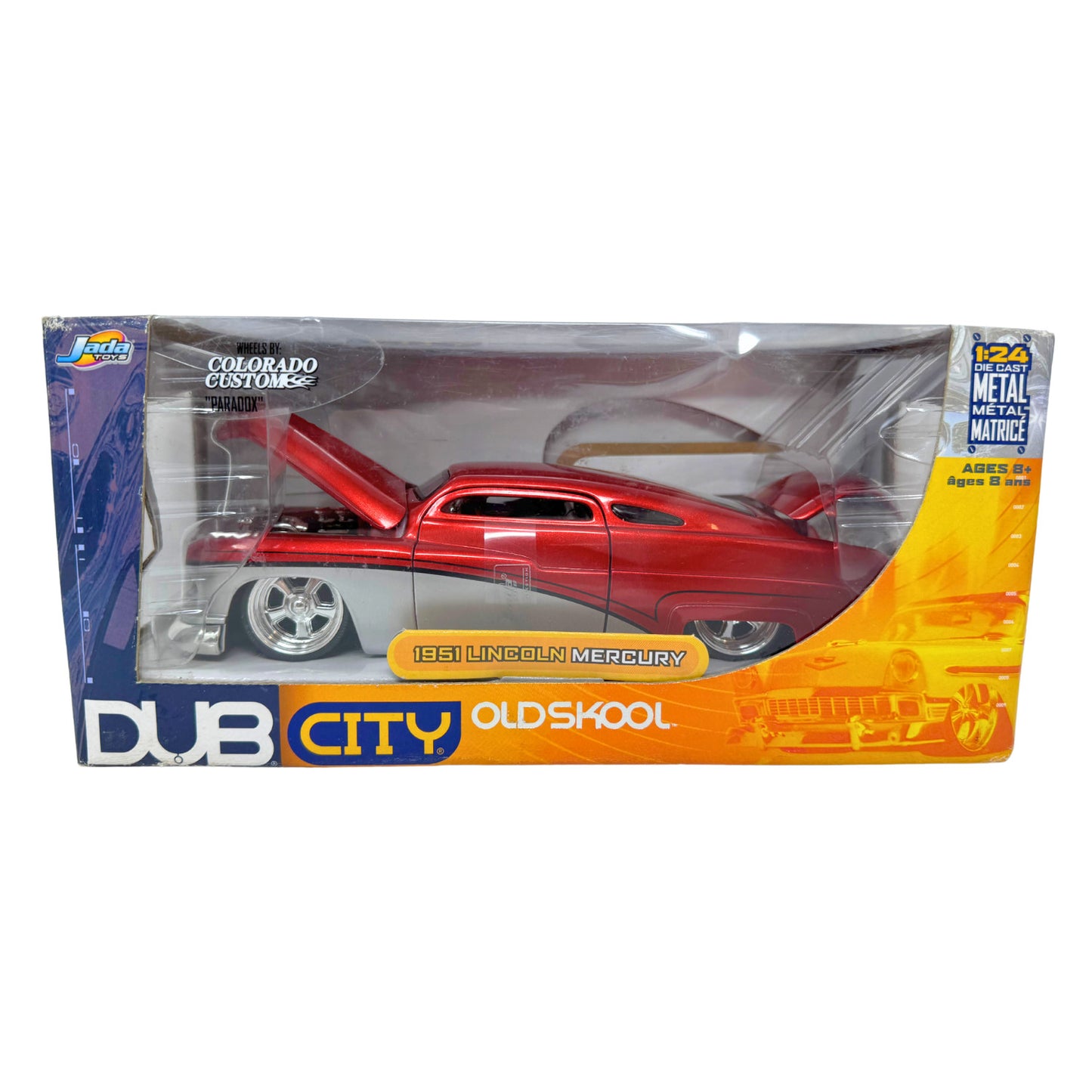 Jada Dub City OldSkool 1951 Lincoln Mercury 1:24 Diecast Colorado Custom Wheels