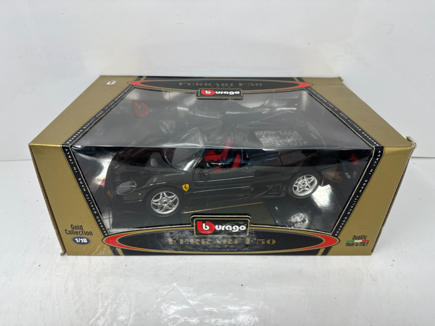 Bburago 1995 Ferarri F50 Gold Collection 1:18 Diecast