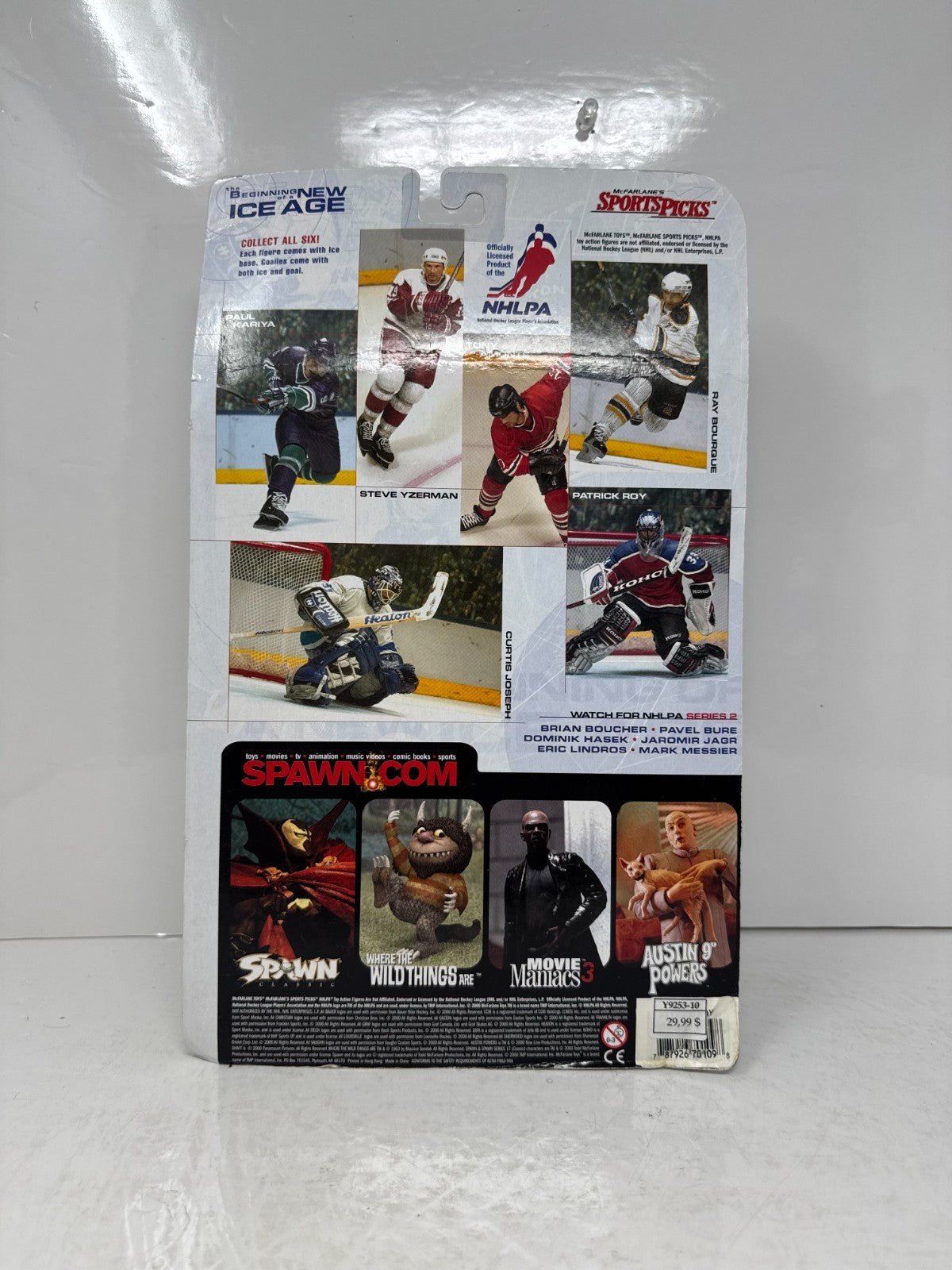 McFarlane NHLPA Patrick Roy Colorado Avalanche Maroon Jersey NHLPA Logo Figure